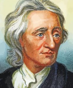Portrait John Locke Art paint by number