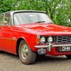 Red Classic Rover paint by number
