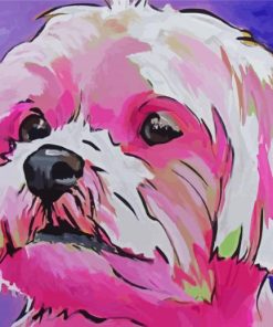 Shorkie Dog Pop Art paint by number