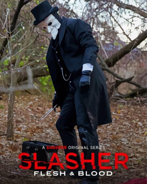 Slasher Poster paint by number