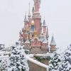 Snowy Parc Disneyland paint by number