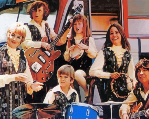The Partridge Family Premieres paint by number