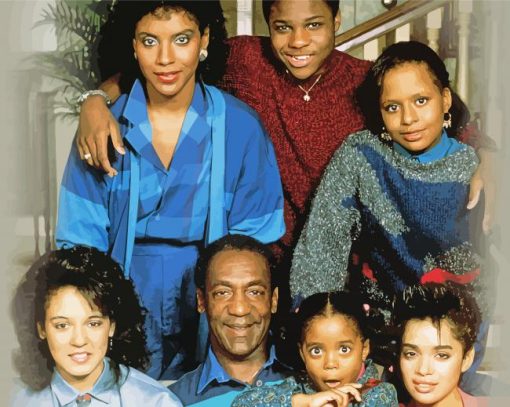 The Cosby Show Characters paint by number