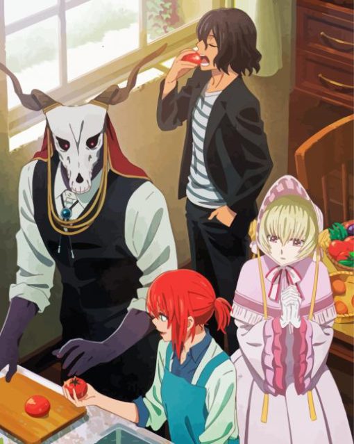 The Ancient Magus Bride Characters paint by number