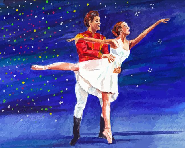 The Nutcracker Ballet Art paint by number