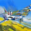War De Havilland Mosquito paint by number