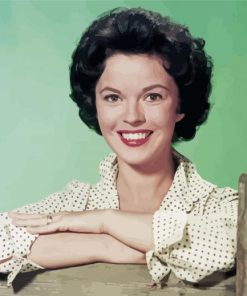 Actress Shirley Temple paint by number