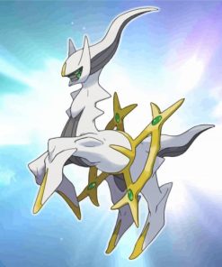 Arceus Pokemon paint by number
