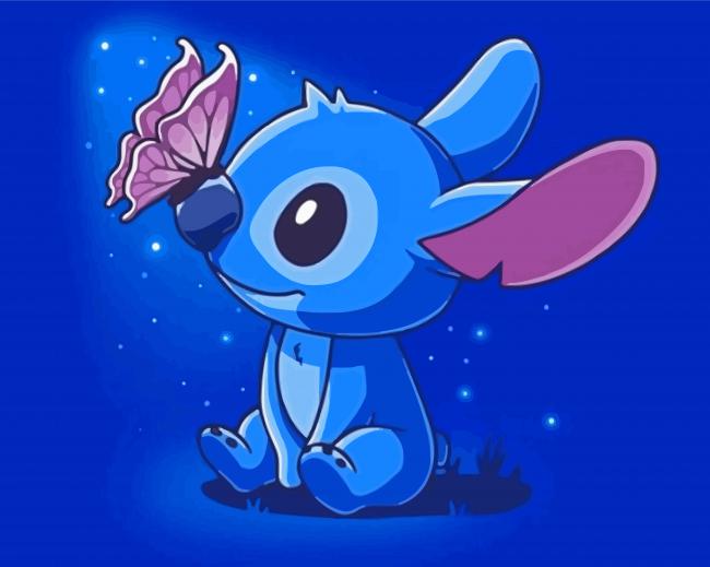 Baby Stitch And Doll Paint By Numbers 