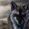Black And Brown Wolf Art paint by number