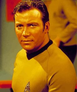 Captain Kirk paint by number