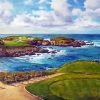 Cypress Point Landscape paint by number