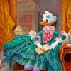 Daisy Duck Princess paint by number