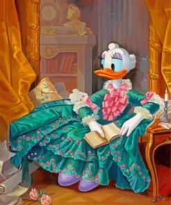 Daisy Duck Princess paint by number