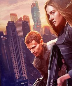 Divergent Beatrice And Tobias Paint by number
