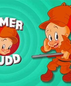 Elmer Fudd Poster Paint by number