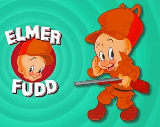 Elmer Fudd Poster Paint by number
