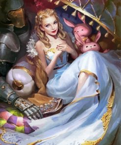 Fantasy Princess paint by number