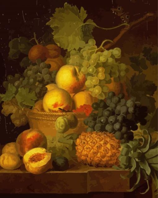 Fruits Basket Jan Frans Van Dael paint by number