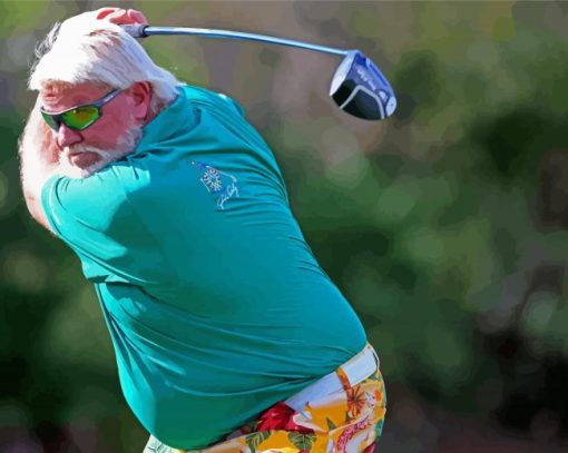Golf Player John Daly paint by number