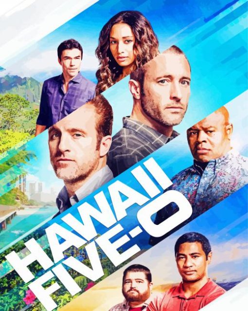 Hawaii Five O Drama Serie paint by number