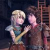 Hiccup And Astrid Animation Characters paint by numbers
