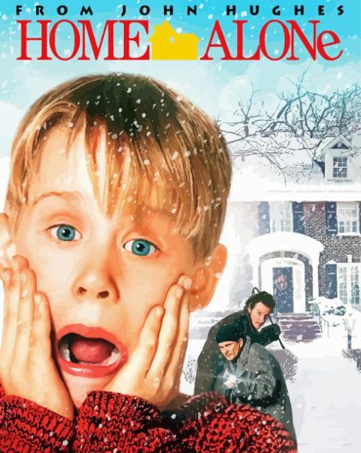 Home Alone Comedy Movie paint by number