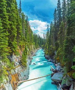 Kootenay National Park paint by number