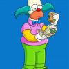 Krusty Clown paint by number