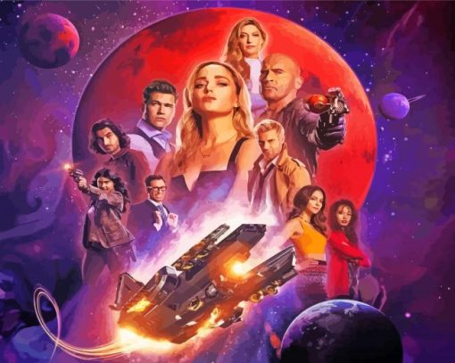 Legends Of Tomorrow Science Fiction Serie Paint by number