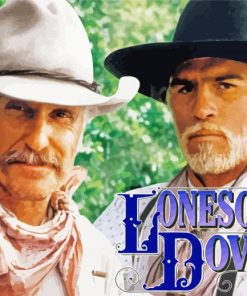 Lonesome Dove Poster paint by number