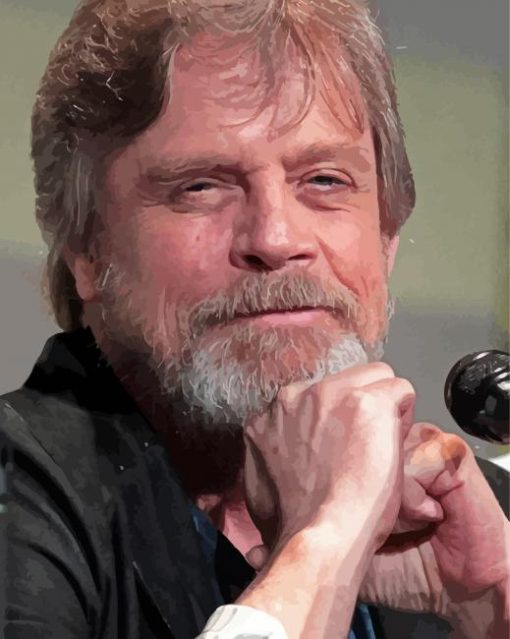 Mark Hamill Actor paint by number