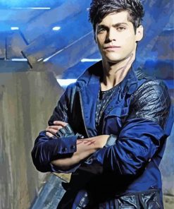 Matthew Daddario Alec Lightwood paint by number