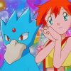 Misty And Golduck paint by number