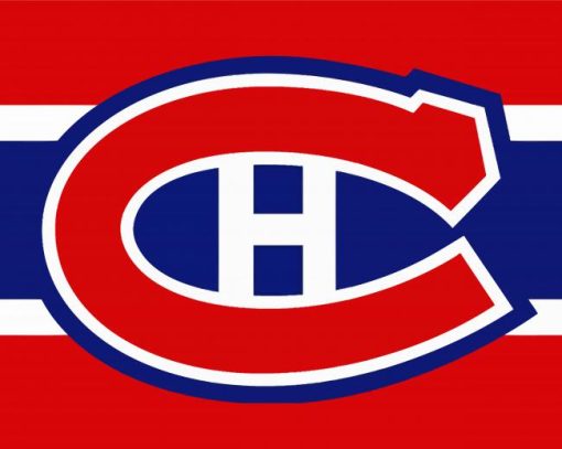 Montreal Canadiens Hockey Logo paint by number