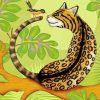 Ocelots Cat And Bird paint by number