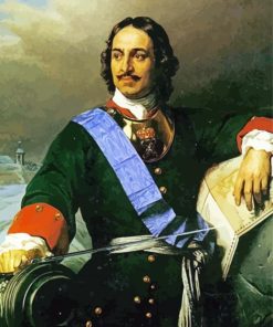 Peter The Great By Paul Delaroche paint by number