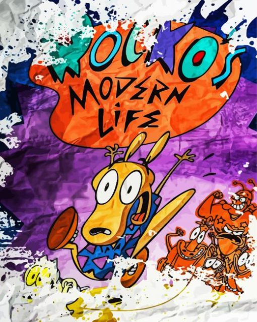 Rockos Modern Life Art paint by number