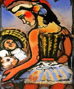 Sleep My Love By Georges Rouault paint by number