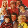 The Brady Bunch Illustration Paint by number