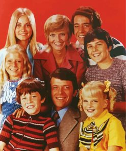 The Brady Bunch Illustration Paint by number
