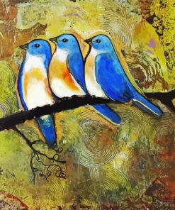 Three Birds Art paint by number