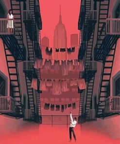 West Side Story Poster Illustration paint by number
