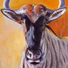 Wildebeest Art Paint by number