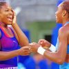 Williams Sisters Tennis Players paint by number