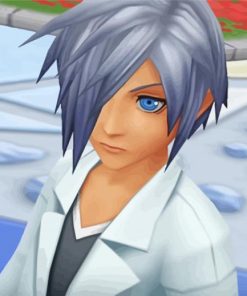 Zexion Kingdom Hearts Character paint by number