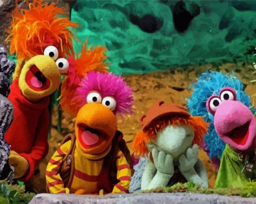 Aesthetic Fraggles paint by number