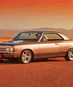Classic 67 Chevelle Car paint by number