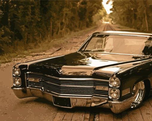 Classic Cadillacs Car paint by number