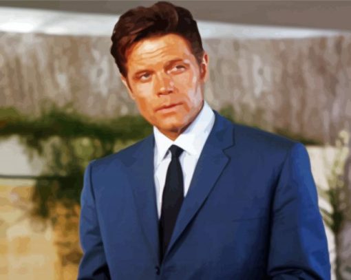 Cool Jack Lord paint by number